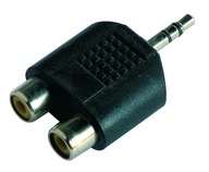 Adaptér.Mini Jack 3,5 - 2 RCA Stereo