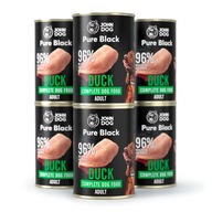 John Dog Pure Black krmivo pre dospelých mono kačica 6x400g