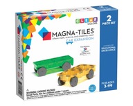 Magna-Tiles magnetické bloky pre deti AUTA 2 kusy