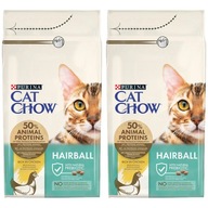 PURINA CAT CHOW Špeciálna starostlivosť vlásenka 2x1,5kg