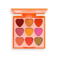 Paletka očných tieňov Makeup Revolution Heart Breakers Fiery