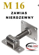 Záves M16-w zvárané oko / základňa - nerez