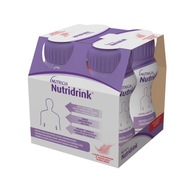 Nutridrink s príchuťou JAHODA 4 x 125 ml