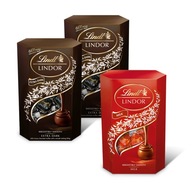 Sada 2x LINDOR Pralinky, horká čokoláda 60%, 200g + LINDOR mliečna čokoláda 200g