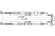 KÁBLO RUČNEJ BRZDY OPEL MERIVA A 1.3D-1.8 05.0