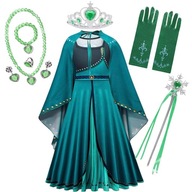 ANNA OUTFIT SÚPRAVA šiat ELSA ELSA PROM PRINCESS Scepter CROWN 110-116