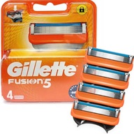 GILLETTE FUSION KNIVES ČEPELE VLOŽKY 4 ks originál