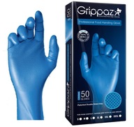 GRIPPAZ BLUE Rukavice nitrilové dlhá manžeta 300mm - L 50 ks.