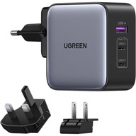 Ugreen 65W 2xUSB-C USB-A QC rýchlonabíjačka pre notebook, tablet