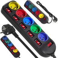 Predlžovací kábel Power Strip 5 ZÁSUVEK 1,5M Vrát