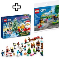 LEGO CITY ADVENTNÝ KALENDÁR 2023 VIANOČNÁ DARČEKOVÁ SADA 60381 + ZADARMO