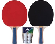 Sada 2 rakiet SPOKEY + 6 loptičiek na stolný tenis a ping pong