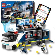 Policajný kamión Lego City s laboratórnou súpravou 60418 a elektronickou knihou 4v1