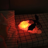Detská nočná lampa v tvare rozkúkaného draka - model 3