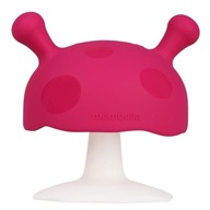 MOMBELLA Silicone Mushroom DARK PINK upokojujúce hríbové hryzátko