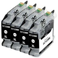 4x XL ČIERNE ATRAMENTY PRE BROTHER DCP-J132W DCP-J152W