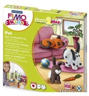 FIMO KIDS FORMA+HRACIA SET 4 X 42 G ZVIERATKA