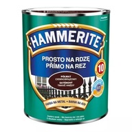 Hrdzavá farba, tmavohnedá, polomatná, 0,7L Hammerite