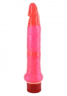 Gélový vaginálno-análny vibrátor 19,5 cm