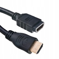 HDMI predlžovací kábel 3m, HDMI kábel, HDMI zástrčka, zásuvka