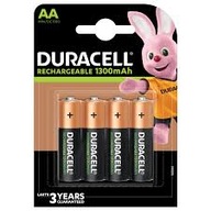 4x batérie DURACELL AA R6 1300mAh