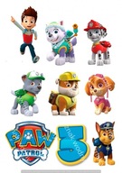 Potlač CUKROVEJ HMOTY na tortu PAW PATROL