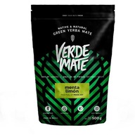 Yerba Verde Mate Zelená Menta Limon Citrón 500g