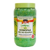 Konopná soľ do kúpeľa 1200g Konopné konope 2%