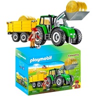 Vidiecky traktor Playmobil s prívesom a nakladačom Original 9317