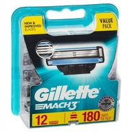 ORIGINÁLNE NÁPLNE S ČEPEĽMI KNIVES GILLETTE MACH3 x12