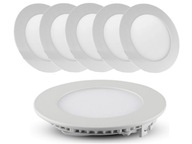 Sada halogénového stropného svietidla 6W LED SLIM 6x