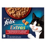 FELIX Sensations Extras vrecúška pre mačky 24x85g