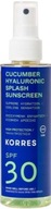 Korres Spray SPF s uhorkou a kyselinou hyalurónovou 150 ml