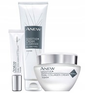 AVON Anew krémová sada pre citlivú pleť 3 produkty