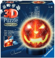 3D Puzzle Ravensburger žiara tekvice v tme