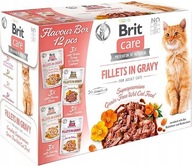 BRIT Care mokré krmivo pre mačky, mix príchutí 12x85g