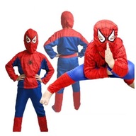 spiderman outfit kostým kostým maska ​​122-134 L