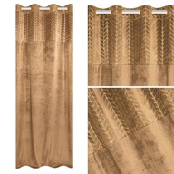 Velour Blackout Curtain 140x250 Dekoratívne zamatové priechodky Nord