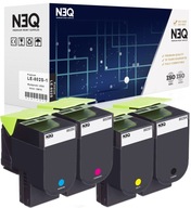 4x tonerová kazeta pre Lexmark CX510dhe CX510dthe CX310dn