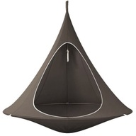 Závesný kokon Stan Hammock cca hnedý, 110 x 100 cm