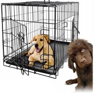 KENNEL CAGE TRANSPORTER PETER pre PSOV, PSOV, MAČKY, ZVIERATÁ 76x54x62cm L