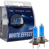 MARBA LIGHT H7 70W BIELE XENONOVÉ LED ŽIAROVKY 24V