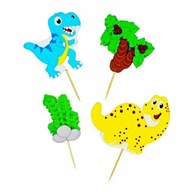 SUGAR FIGURKA 2D DINOSAURS SET