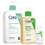 CeraVe čistiaci gél 473ml + čistiaci olej