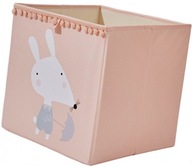 KONTAJNER KOŠÍK ORGANIZÁTOR BOX biela líška OLDMAN 33x33x33cm