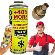 DOPLŇOVACIA SADA KLIMATIZÁCIE GAZ Clima Fix Set R1234yf 400ml + ADAPTÉR