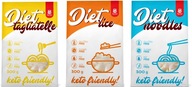 3x Cheat Meal Konjac cestoviny 3x 400g MIX 7 kcal KETO DIÉTA