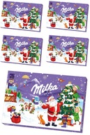 Sada adventného kalendára Milka 200g x 5 kusov