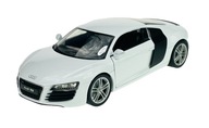 WELLY AUDI R8 WHITE 1:24 NOVÝ MODEL KOV KOV