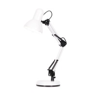 Stolná lampa WHITE školská zlomená stabilná 55cm